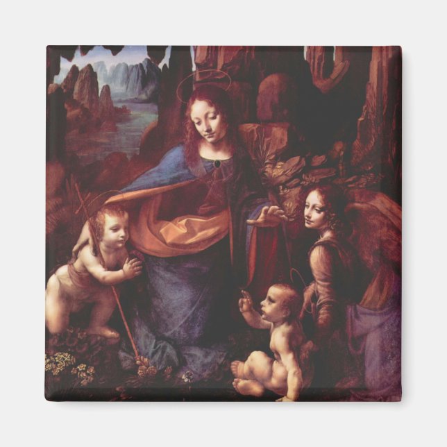 Sten Virgin från Leonardo da Vinci Magnet (Framsidan)