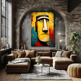 Sten Vitne — Samtidigt Abstrakt Expressionism Poster