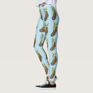 Sten Wren Tuke på en vandrande stövel Leggings
