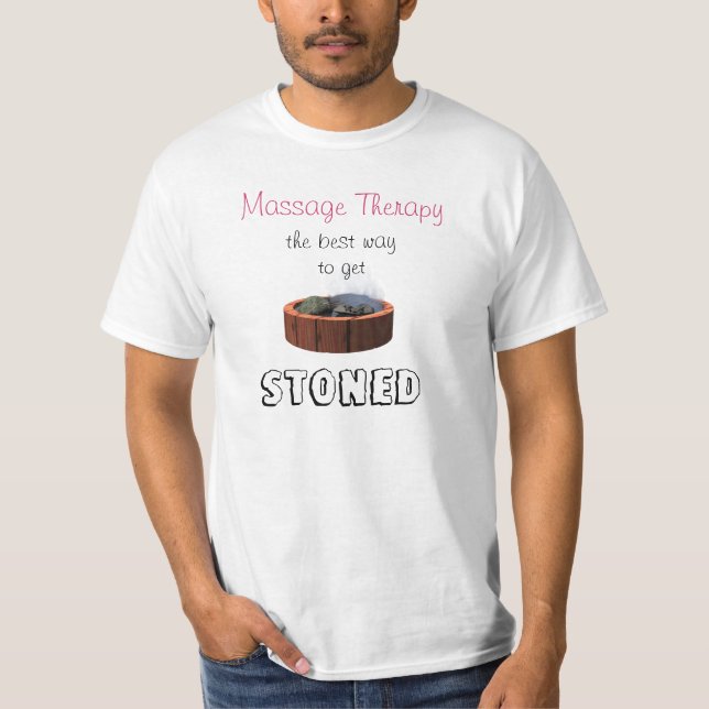 stenad massage t-shirt (Framsida)