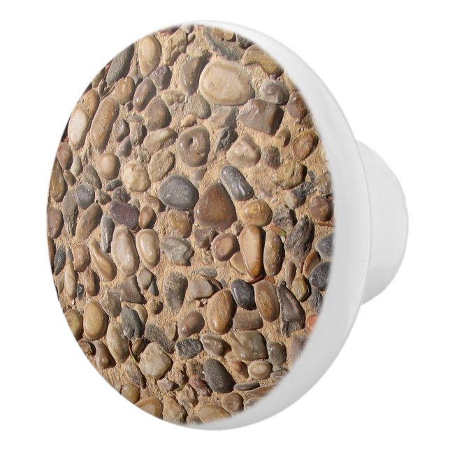 Stenar den dekorativa pebblen för geologi fotoet knopp (Höger)