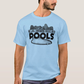 Stenar i bassänger t-shirt