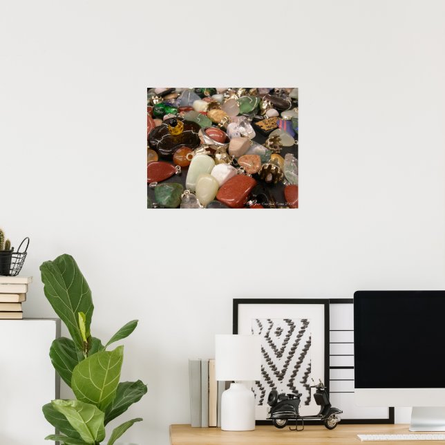 Stenar och armband poster (Hemmakontoret)