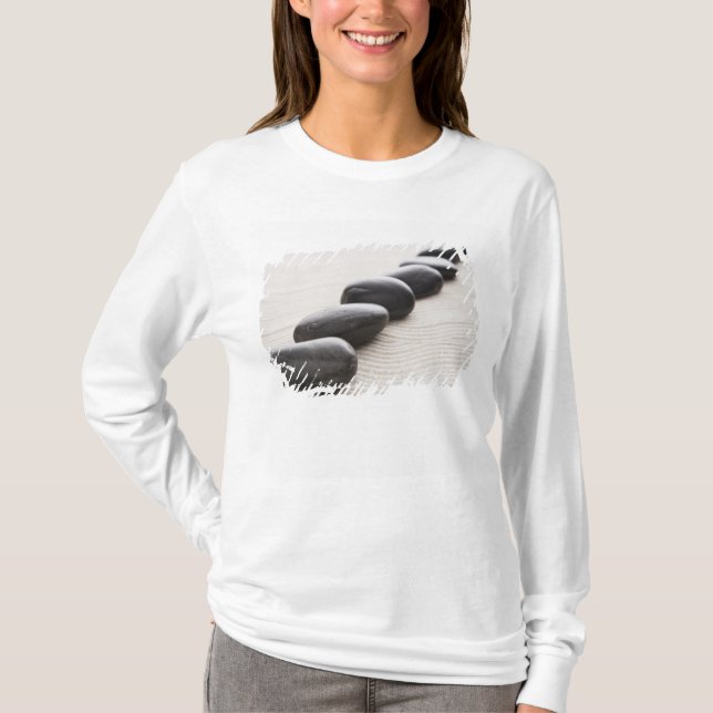 Stenar på sanden t-shirt (Framsida)