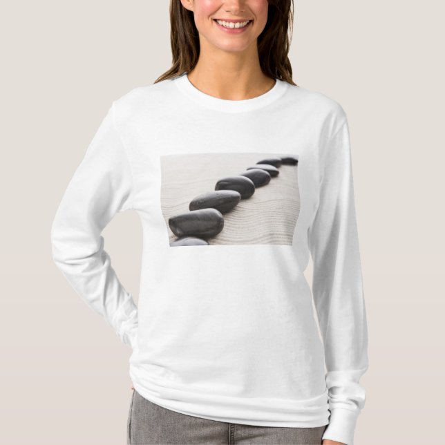 Stenar på sanden tee shirt (Framsida)