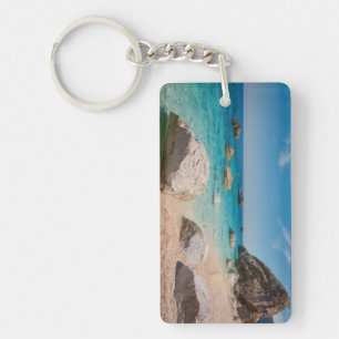 Stenar på stranden Cala Mariolu på Sardinien, Ital