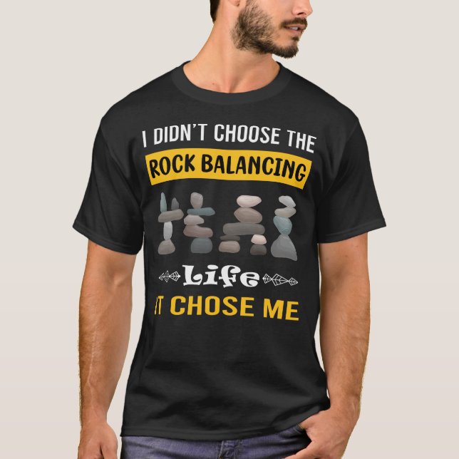 Stenbalansering Sten Stenar Klippor Stapling Balan T Shirt (Framsida)