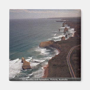 Stenbildande för 12 apostlar, Victoria, Australie Magnet