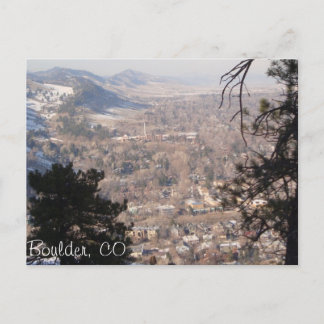 Stenblock Colorado från över Vykort