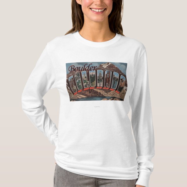 Stenblock Colorado - stora brevplatser Tee Shirt (Framsida)