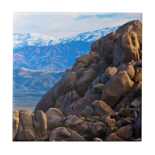 Stenblock och berg kakelplatta (Framsidan)