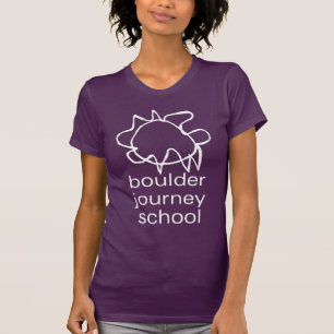 Stenblockresan skolar kvinna T-tröja passade T Shirt