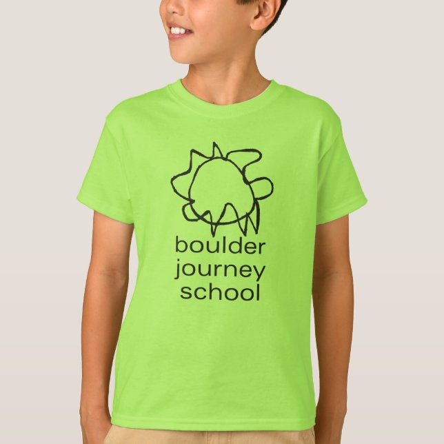 Stenblockresan skolar ungdomT-tröja T-shirt (Framsida)