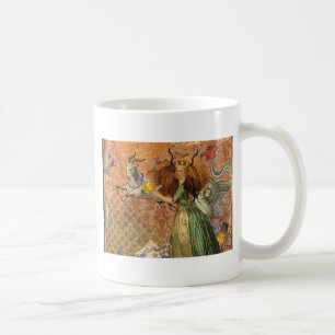 Stenbock Kvinna Get Nyckfull Rolig Kaffemugg
