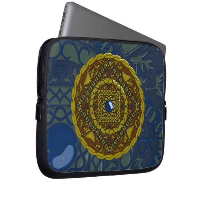 Stenbock Mandala Bärfall för Bärbar Dator Laptop Sleeve (Framsidan Höger)