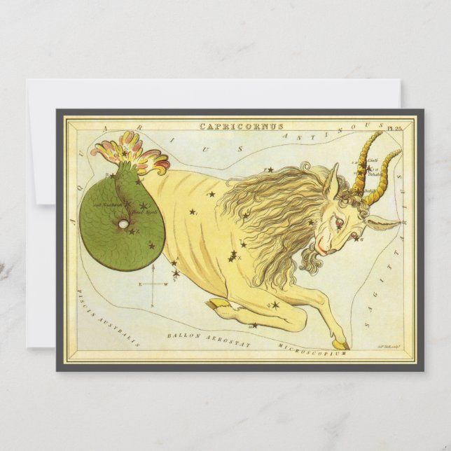 Stenbock Vintage Konstellation, Uranias Spegeln Inbjudningar (Framsida)