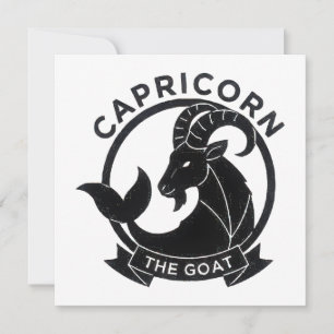 Stenbocken Geten Zodiak Sjögeten Jordtecken Kort