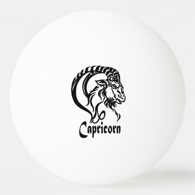 Stenbocken Havsgeten Zodiak Pingisboll (Framsidan)