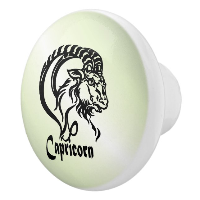 Stenbocken Havsgeten Zodiaken Grön Knopp (Höger)