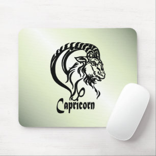 Stenbocken Havsgeten Zodiaken Grön Musmatta