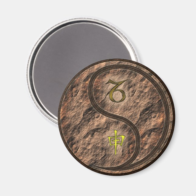 Stenbocken & Jordapan Magnet (Front/Back)