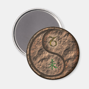 Stenbocken & Jordgeten Magnet
