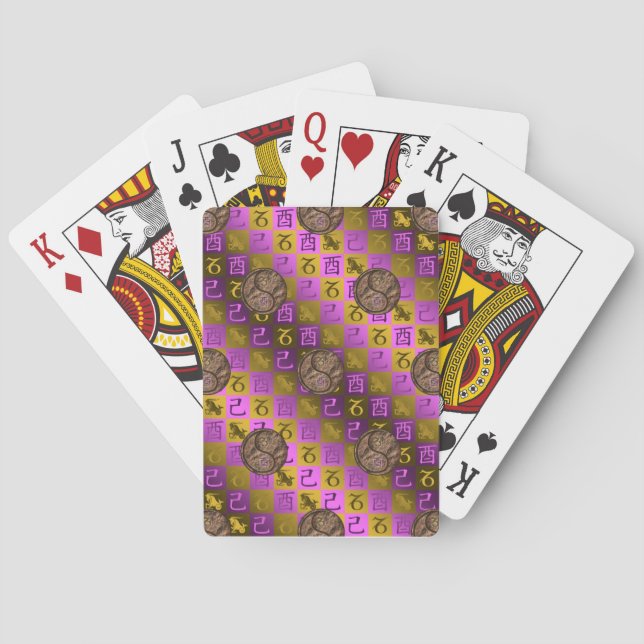 Stenbocken & Jordiga Tuppen Casinokort (Baksidan)