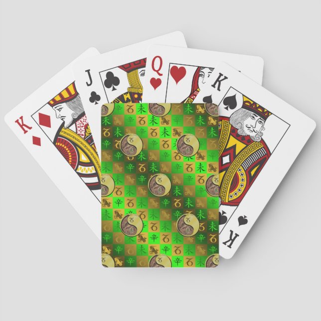 Stenbocken & Metallgeten Casinokort (Baksidan)