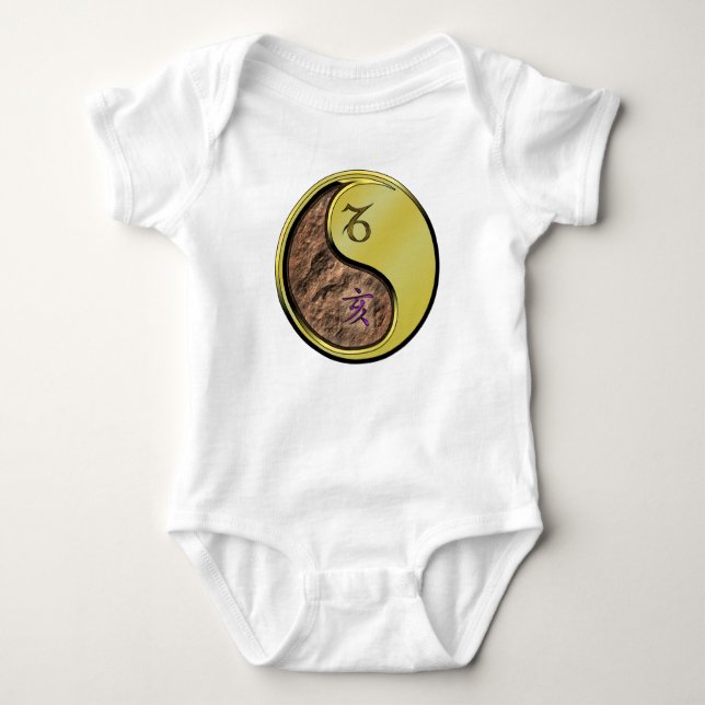 Stenbocken & Metallgrisen T Shirt (Framsida)
