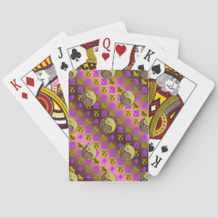 Stenbocken & Metalliska Tuppen Casinokort