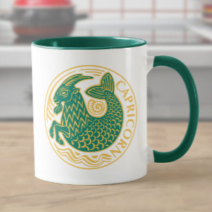 Stenbocken stjärntecken mugg