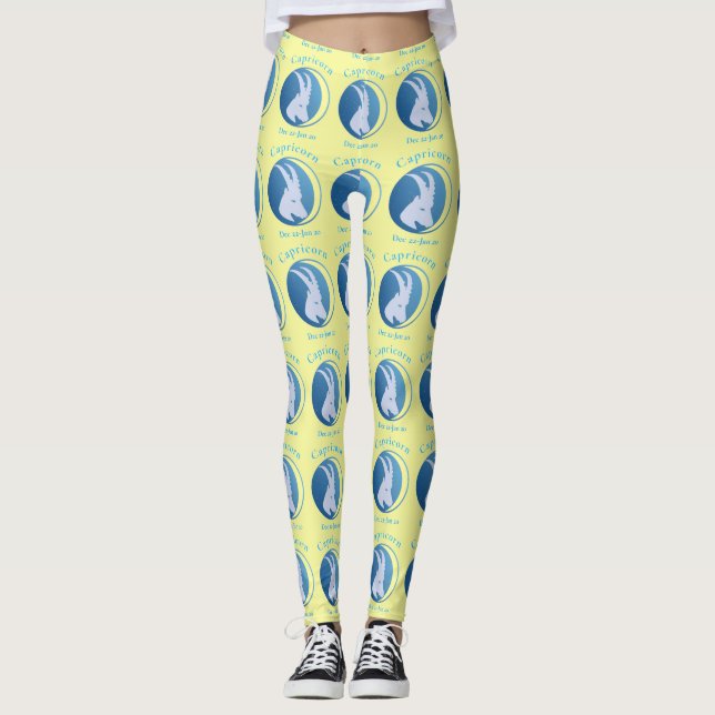 Stenbocken Tecken Thunder_Cove Leggings (Framsida)