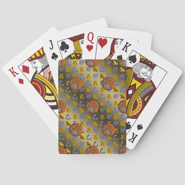 Stenbocken & Träkaninen Casinokort (Baksidan)
