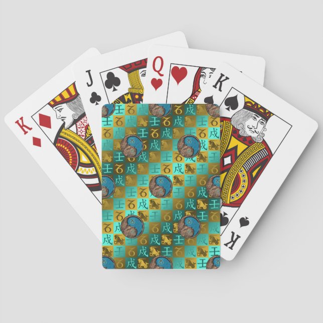 Stenbocken & Vattenhund Casinokort (Baksidan)