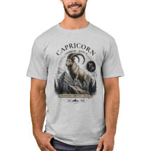 Stenbocken Zodiac Djur T-Shirt