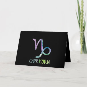 Stenbocken Zodiac-symbol Astrologi Sjöget Present Kort