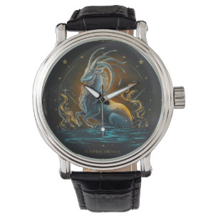 Stenbocken Zodiac-tecken Armbandsur