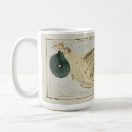 Stenbocken Zodiak Antik Astronomisk Karta Kaffemugg
