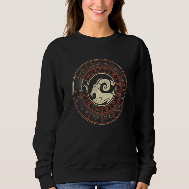Stenbocken Zodiaken för män T Shirt (Framsida)