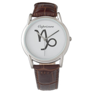 Stenbocken Zodiakens tecken. Damklockor.. Armbandsur