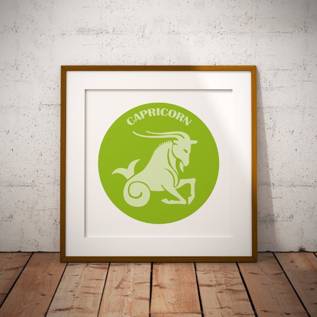 Stenbocken, Zodiakens tecken, Horoskop, Astrologi Poster (Skapare uppladdad)