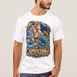 Stenbocken Zodiakus tecken Havsget Astrologi Horos T Shirt
