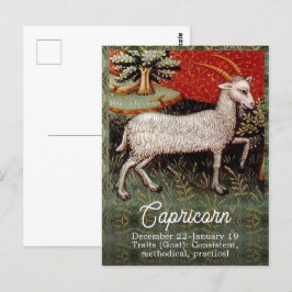 Stenbockens getens stjärnteckens födelsedagsfest vykort