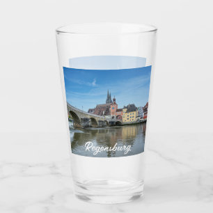 Stenbron i Regensburg, Tyskland Glaskopp