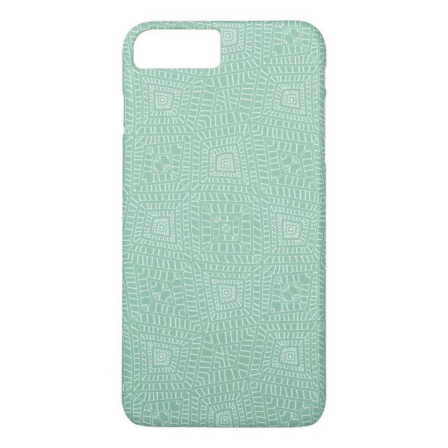 Stenbrott, teal Case-Mate iPhone skal (Baksida)