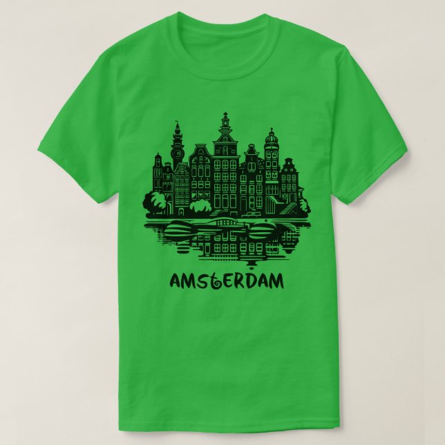 Stencil City Art Amsterdam T Shirt (Design framsida)
