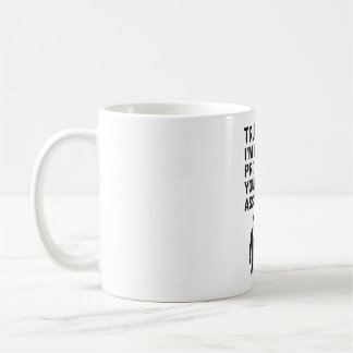 Stencil-gatukonst-kaffemugg för försäkringsproffs kaffemugg