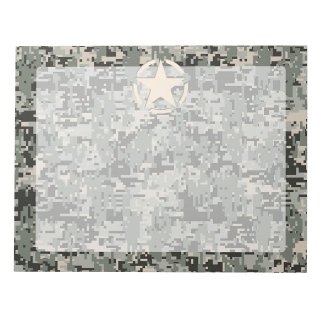 Stencil om digitalkamouflage anteckningsblock (Framsida)