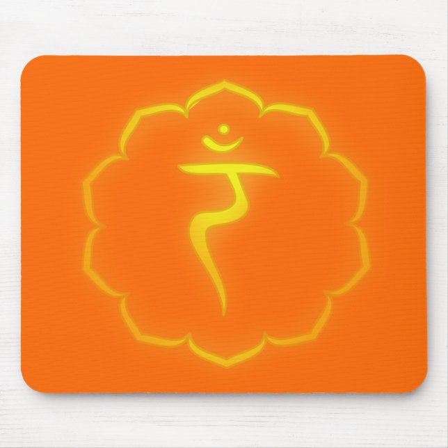 ’Stenciled’ 3rd Chakra - Manipura Musmatta (Framsidan)