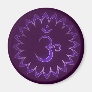 "Stenciled" Krona Chakra - Sahasrara Magnet